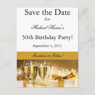 Einladung von Champaagne Save the Date