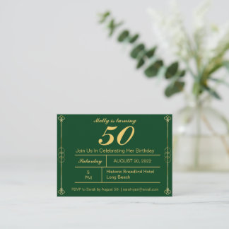 Einladung von Classy Gold zum Geburtstag