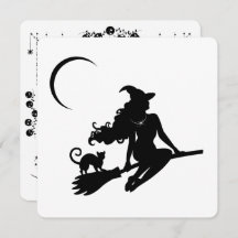 Einladung von Classy Hexe Halloween-Party