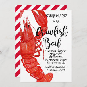 Einladung von Crawfish Boil