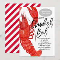 Einladung von Crawfish Boil