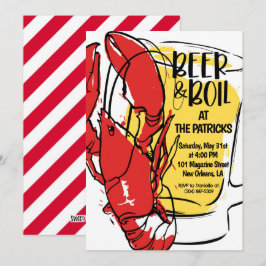 Einladung von Crawfish Boil