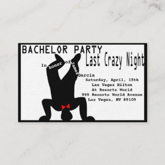 Einladung von Crazy Bachelor