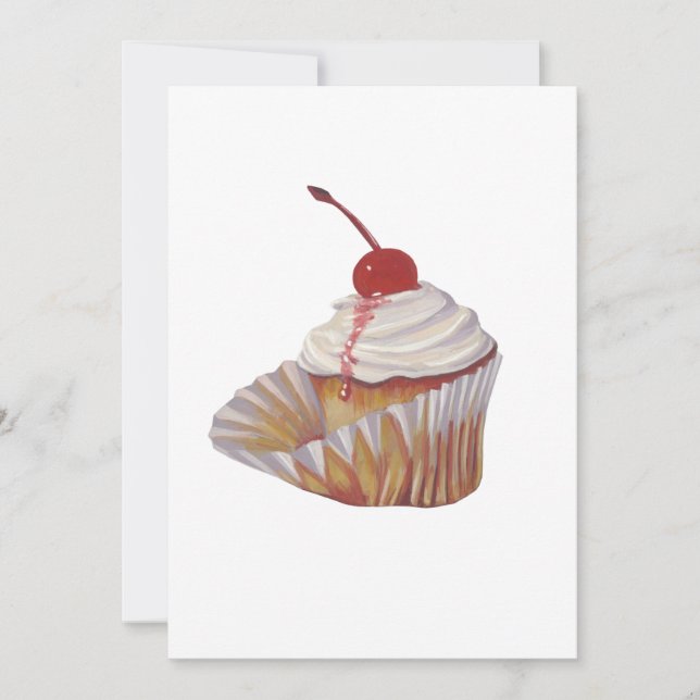Einladung von Cupcake (Vorderseite)
