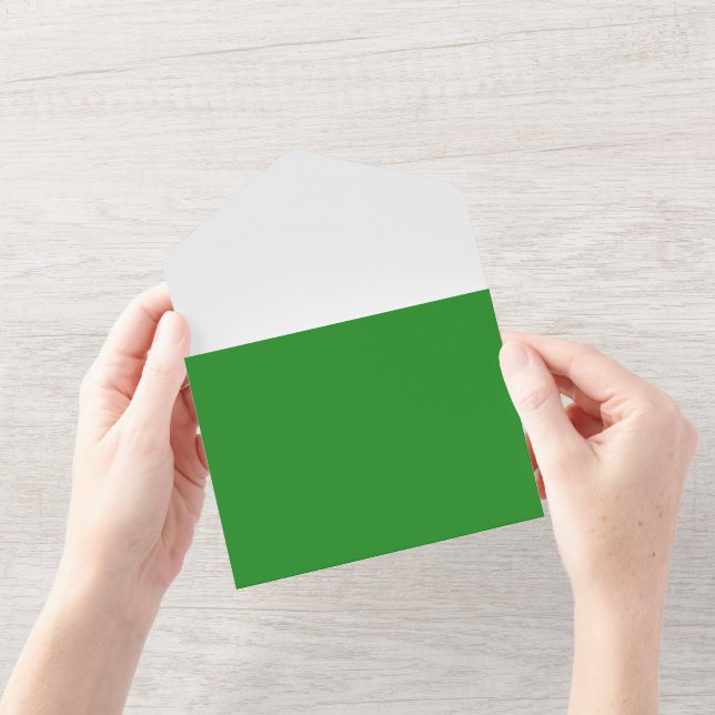 Einladung von Custom Forest Green & White All-in-O (Eröffnung)