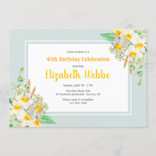 Einladung von Daffodil Frame zum Geburtstag