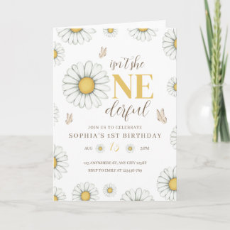 Einladung von Daisy Birthday, Onederful Daisy 1.