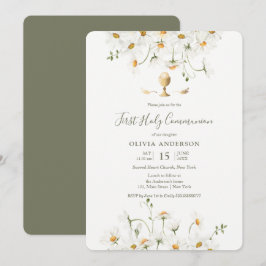 Einladung von Daisy First Communion