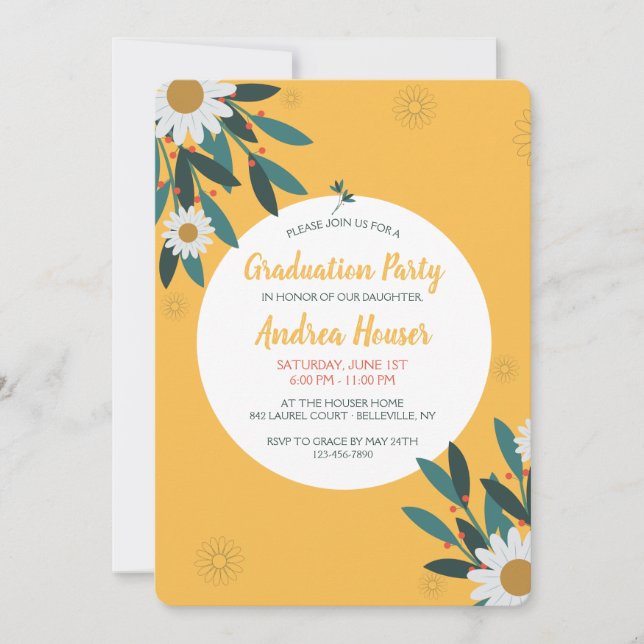 Einladung von Daisy Focus (Vorderseite)