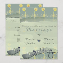 Einladung von Daisy Slate Wedding