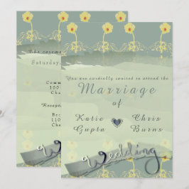 Einladung von Daisy Slate Wedding