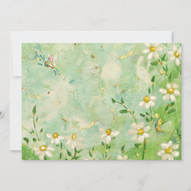 Einladung von Daisy und Biene (Vorderseite)