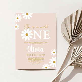 Einladung von Daisy zum 1. Geburtstag