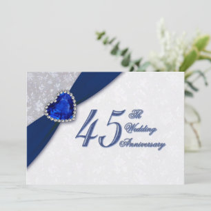 Einladung von Damask zum 45. Hochzeitstag