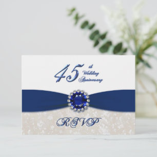 Einladung von Damask zum 45. Hochzeitstag