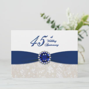 Einladung von Damask zum 45. Hochzeitstag