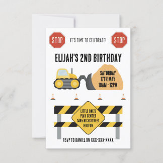 Einladung von Digger Birthday
