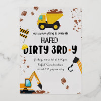 Einladung von Dirty 3.-Y Dritter Geburtstag