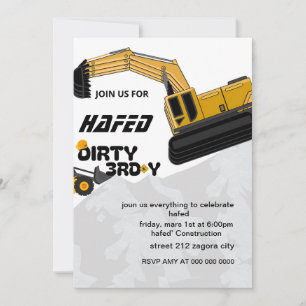 Einladung von Dirty 3.-Y Dritter Geburtstag