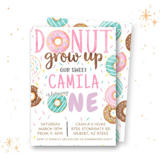 Einladung von Donut Birthday