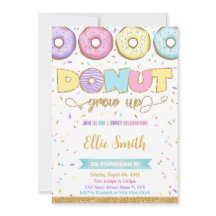 Einladung von Donut Birthday