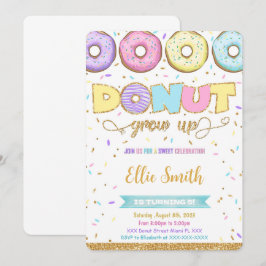 Einladung von Donut Birthday