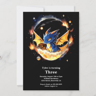 Einladung von Dragon Birthday