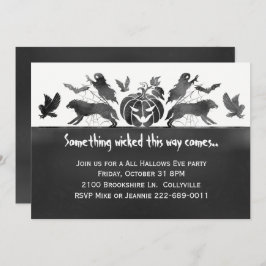 Einladung von Eery Creatures Halloween-Party