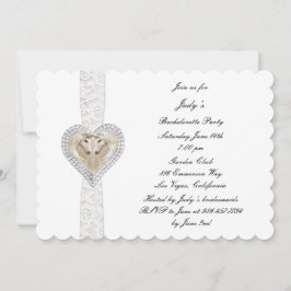 Einladung von Einhorn- und Spitzen-Junggeselinnen-