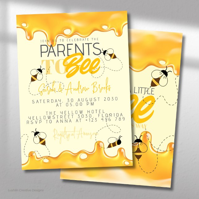 Einladung von Eltern zur Bee Baby Duwer (Von Creator hochgeladen)
