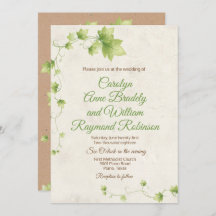 Einladung von English Ivy Wedding