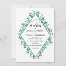 Einladung von Evergreen Wedding