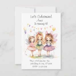 Einladung von Fairy Birthday