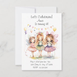 Einladung von Fairy Birthday