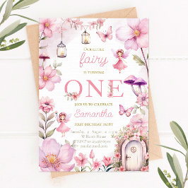 Einladung von Fairy Garden zum Geburtstag, verzaub