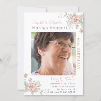 Einladung von Feminine Floral zum Geburtstag