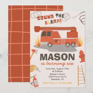 Einladung von Feuerwehrfahrzeugen zum Geburtstag  