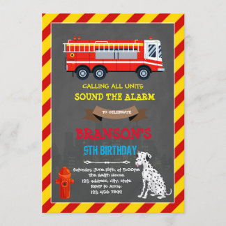 Einladung von Feuerzeugen und Dalmatinern