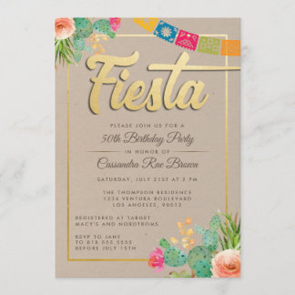 Einladung von Fiesta Birthday