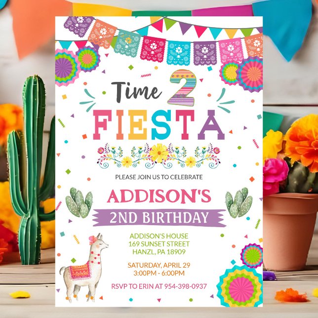 Einladung von Fiesta zum 2. Geburtstag (Von Creator hochgeladen)