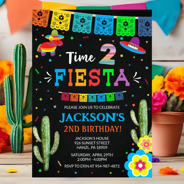 Einladung von Fiesta zum 2. Geburtstag (Von Creator hochgeladen)