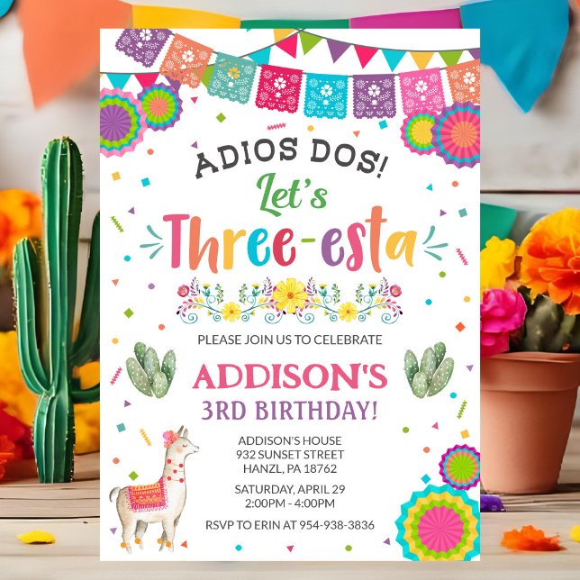 Einladung von Fiesta zum 3. Geburtstag (Von Creator hochgeladen)