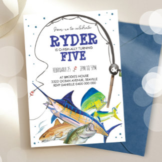 Einladung von Fischen zum Geburtstag