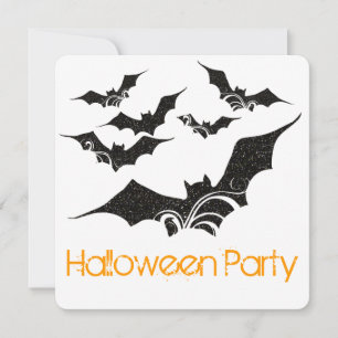 Einladung von Fledermäusen-Halloween-Party
