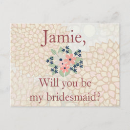 Einladung von Floral Bridesmaid
