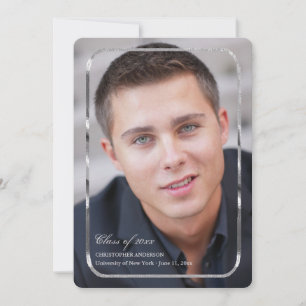 Einladung von Foto-Silberrahmen