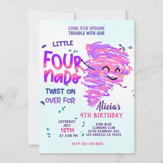 Einladung von Fournado (Vorderseite)