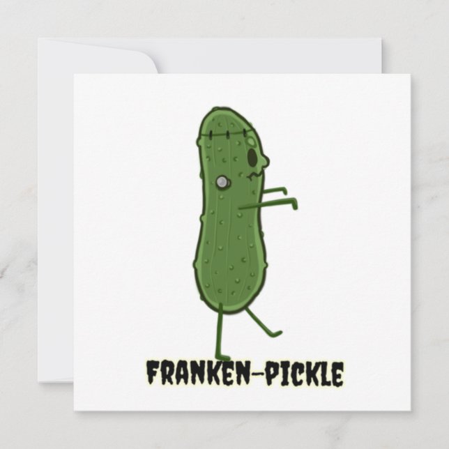 Einladung von Franken-pickle (Vorderseite)