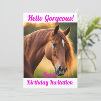 Einladung von Funky Horse zum Geburtstag