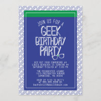 Einladung von Geek Birthday
